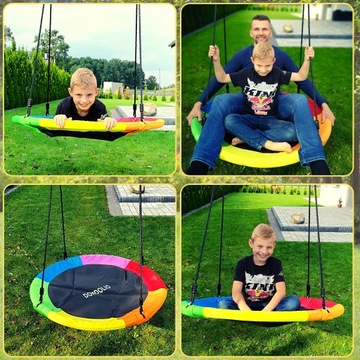 ДЕТСКИЕ КАЧЕЛИ, ГНЕЗДО АИСТА, БОЛЬШИЕ, XXL, 300КГ, ДОНДОЛИО, ПРОЧНЫЕ