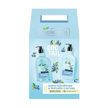 BIELENDA ZESTAW PREZENTOWY COCTAIL BLUE MATCHA+BLUEBERRY ŻEL+BALSAM