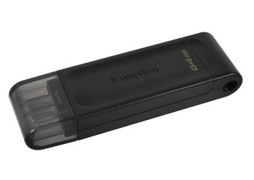 Флеш-накопитель Kingston DT70, 64 ГБ, USB-C 3.2 Gen 1