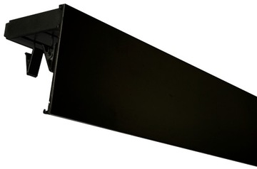 SZYNA SUFITOWA PCV II OSŁONA ALUMINIUM 8 cm 220cm