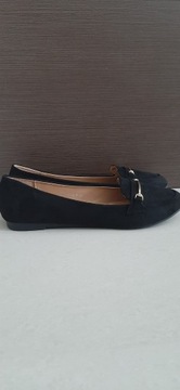 БАЛЕТКИ ЧЕРНЫЕ 42 НОВЫЕ 27,2 СМ