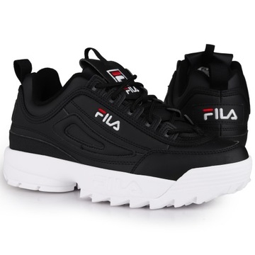 Buty męskie sportowe Fila DISRUPTOR LOW BLACK