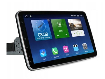 UNIWERSALNA RADIO NAWIGACJA 10 CALI 1DIN 4/64 GB ANDROID CARPLAY