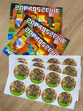 ПРИГЛАШЕНИЯ НА ДЕНЬ РОЖДЕНИЯ Minecraft