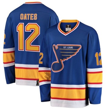 Koszulka ST Louis Blues Jersey z długim rękawem dla fanów Topy sportowe Plus, chłopiec