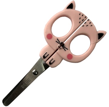 Nożyczki szkolne 13cm BB Friends różowe 345424