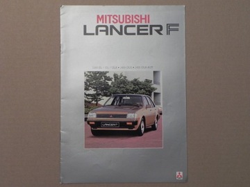 Prospekt - MITSUBISHI LANCER F - 1982 r
