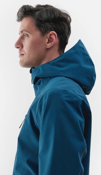 Мужская дождевик 4F SS24 TJAM462 30S темно-синий L