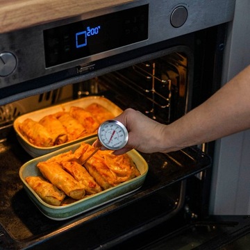 TERMOMETR PIECZENIA WĘDZARNI GOTOWANIA KLIPS 250°C