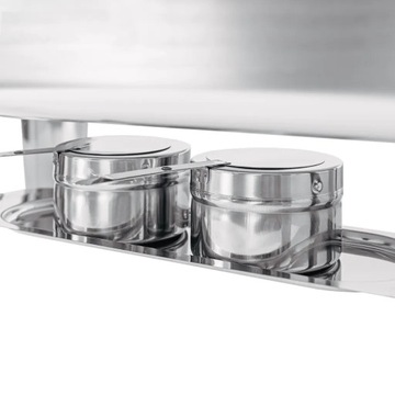 Podgrzewacz stołowy do potraw GN 1/1 pokrywa Roll-Top z wizjerem 9L Mega-M