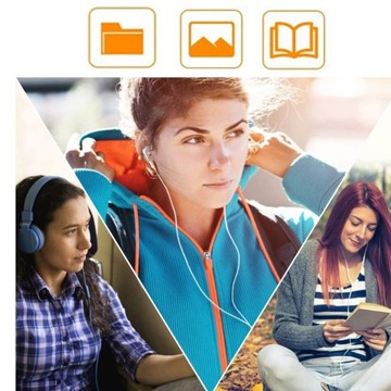 MP3-ПЛЕЕР С ЦВЕТНЫМ ЭКРАНОМ FM-РАДИО ЭЛЕКТРОННАЯ КНИГА МАГНИТОФОН 16 ГБ НАУШНИКИ