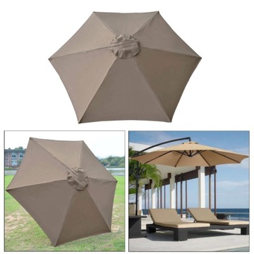 Зонт Colaxi Strong Garden с куполом 3м 8 ребер хаки