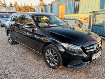 Mercedes Klasa C W205 Kombi 200 184KM 2017 Mercedes-Benz Klasa C Tylko 77000km Jak nowy Panorama 2.0 Benzyna, zdjęcie 1