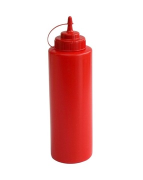 Dyspenser do sosów 1025ml czerwony (71488)