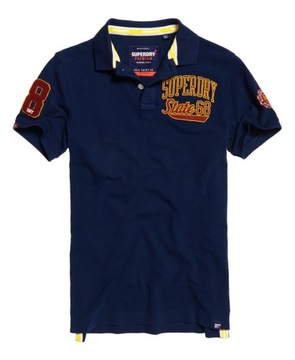 SuperDry Classic Superstate Pique Polo Shirt (L)