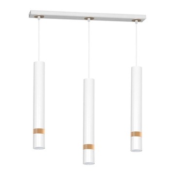 LAMPA WISZĄCA JOKER WOOD BIAŁY 3XGU10 | MLP6302 MILAGRO