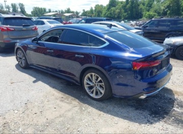 Audi A5 F5 Coupe Facelifting 2.0 40 TFSI 204KM 2021 Audi A5 Sportback 2021r., SPORTBACK PREMIUM PLUS 40 TFSI, od ubezpieczalni, zdjęcie 4