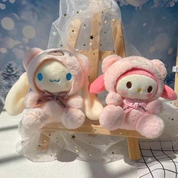 Sanrio стать медведем плюшевый брелок Cinnamoroll аниме брелки милые