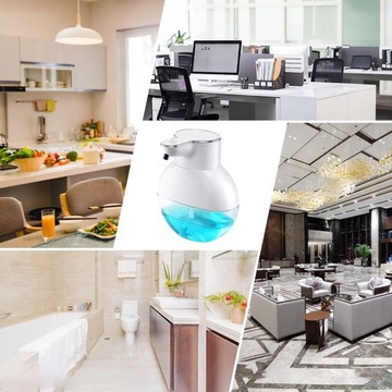 Бесконтактный автоматический настенный дозатор мыла, 400 мл, с сенсором