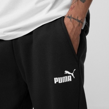 Męskie spodnie dresowe PUMA ESS LOGO PANTS FL