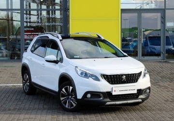 Peugeot 2008 I SUV Facelifting 1.2 PureTech 130KM 2018 Peugeot 2008 1.2 130 KM Allure MirrorScreen Czujniki Navi Panorama Salon PL, zdjęcie 3