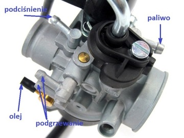 Замена карбюратора с подогревом Dellorto 17.5 Piaggio NRG POWER Gilera Runner