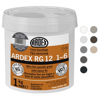 ARDEX RG 12 1-6 fuga epoksydowa 1KG biały