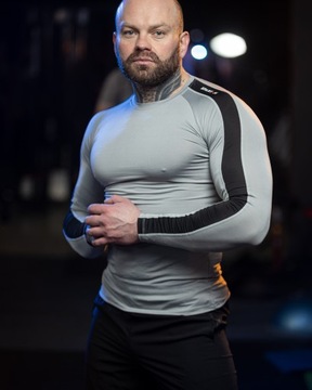 ODZIEŻ KOSZULKA SPODNIE SPODENKI Termoaktywna SPORTOWA TRENINGOWA MĘSKA 3w1