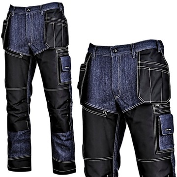 LAHTI PRO L40518 SPODNIE ROBOCZE DO PASA JEANS 2XL