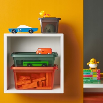 Универсальные бытовые пластиковые контейнеры с крышкой Moxom BaseStore 2x 1,5 л