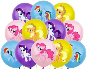 Balony lateksowe My Little Pony - Zestaw 12 balonów z nadrukiem Kucyki Pony