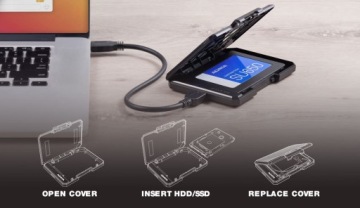 ADATA HDD SSD корпус 2,5 внешний USB 3.2