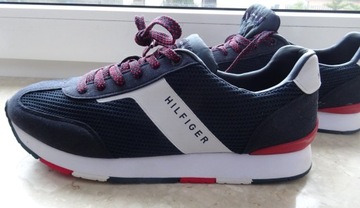 TOMMY HILFIGER adidasy Knitted Material Mix Runner SNEAKERSY