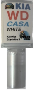 Zaprawka lakier do rys 10ml KIA HYUNDAI WD Cassa white