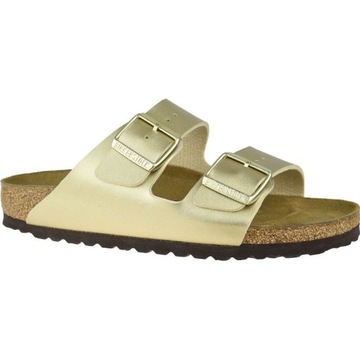 Złoty Skóra ekologiczna Buty Birkenstock r.36