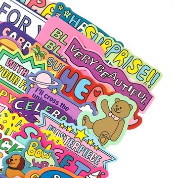 WLEPY STICKER BOMB NAKLEJKI MIX NAPISY 50szt