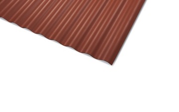 Płyta Falista Eurofala W 130-9 Czer-Brąz 2500x1150