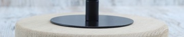 czarna podkładka M10x1 podkładka dekoracyjna 8cm podstawa lampy edison DIY