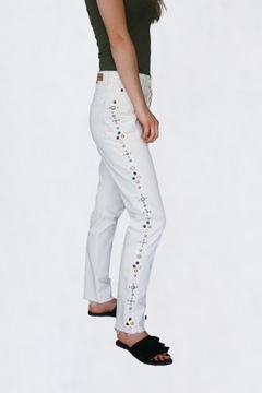 Ralph Lauren Callen Studded High-Rise Slim 26