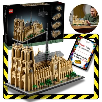 4w1 Lego Architecture 21061 Notre-Dame w Paryżu Miasto Zestaw Klocki Ebook