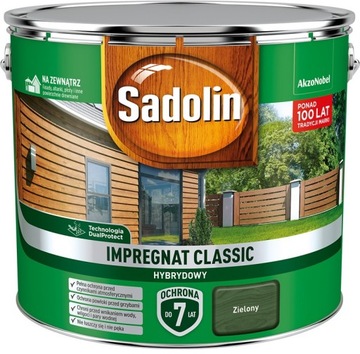IMPREGNAT SADOLIN CLASSIC- zielony, 9l