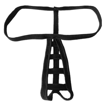Męskie etui typu G String Hollow z paskiem