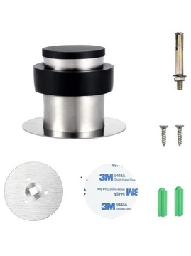 ОТРЫВОК ДВЕРНОЙ СТОПОН ЗАМКА СЕРЕБРЯНЫЙ СТАЛЬ 60мм 1шт.