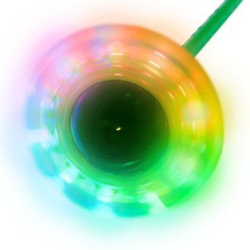 HULA HOP SKAKANKA NA NOGĘ PIŁKA LED KÓŁKO SKIPPER DLA DZIECI