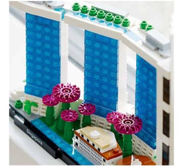 KLOCKI LEGO Architecture 21057 Singapur + KUBEK + ŚNIADANIÓWKA!