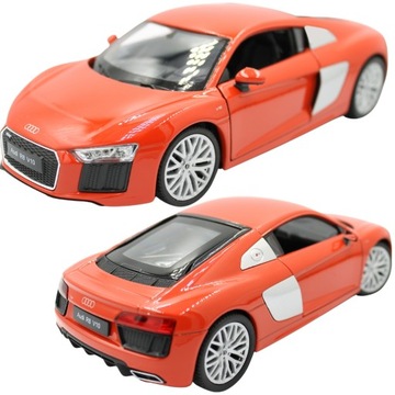 Audi R8 Coupe V10 AUTO METAL OTWIERANE DRZWI 1:24