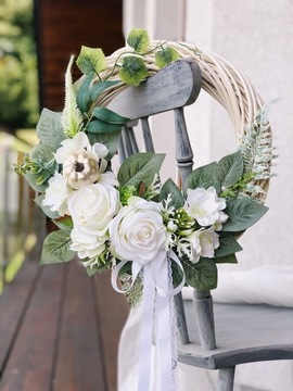 ОСЕННИЙ ВЕНОК,ПЛЕТЕНЫЙ ВЕНОК НА ДВЕРЬ,ЦВЕТЫ