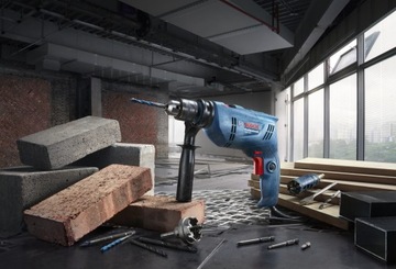 УДАРНАЯ ДРЕЛЬ 600 ВТ GSB 600 RE BOSCH PROFESSIONAL PL