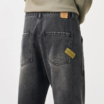 Men's Jeans Baggy Pants Loose Fit Harem Pants For