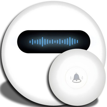 DZWONEK BEZPRZEWODOWY WODOODPORNY IP68 DO DRZWI 180M 105dB 38 MELODII